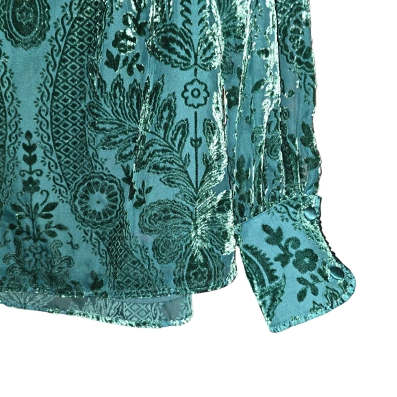 Soft Surroundings Vanetta Velvet Top Size XS - Picture 4 of 8